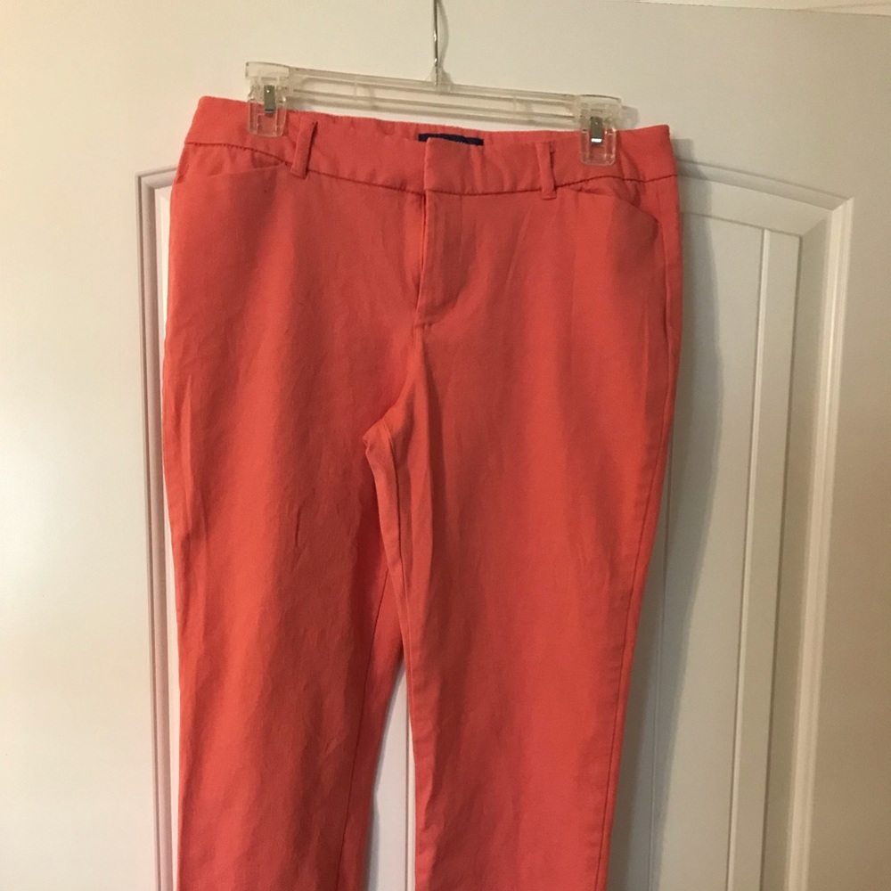 Old Navy Peach Cigar Pants Size 10